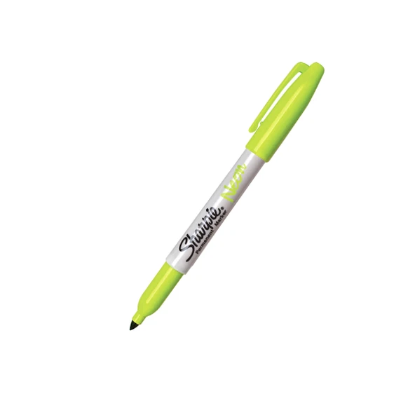 Sharpie Markör  (12 Lİ) Permanent Neon Fosforlu Yeşil 1881134 ürün görseli 1