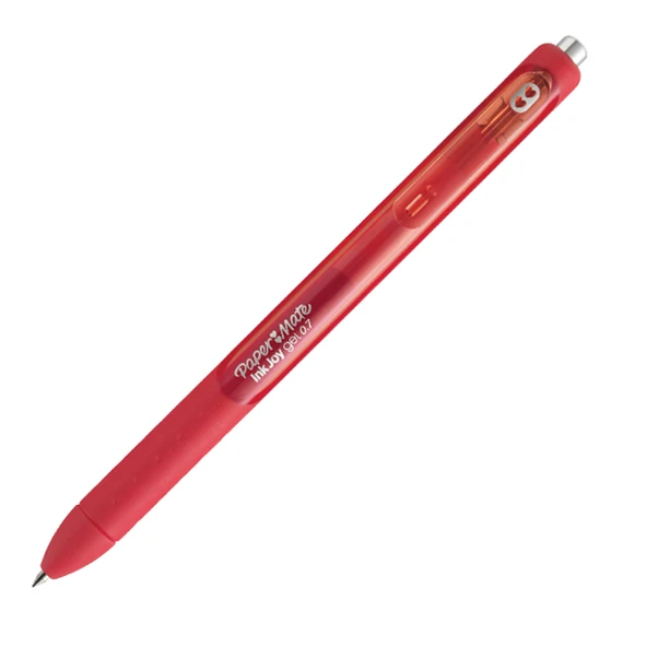 Paper Mate Inkjoy Gel Üstten Basmalı Jel Kalem Kırmızı (12 li) ürün görseli 1