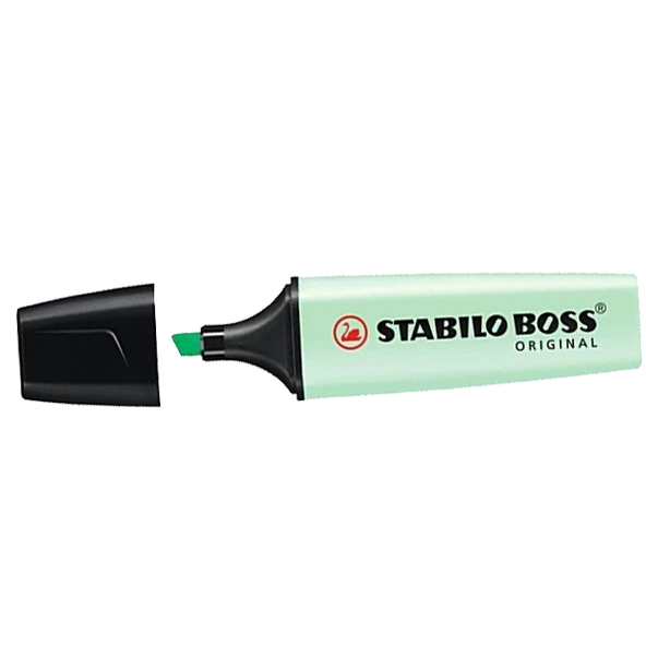 Stabilo Fosforlu Kalem Boss Orıgınal Pastel Yeşil 70/116 (10 lu ) ürün görseli 1