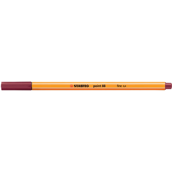 Stabilo Keçe Uçlu İnce Kalem  ( 10 adet) 88 Point 0.4 MM Vişne Çürüğü 88/19 ürün görseli 1