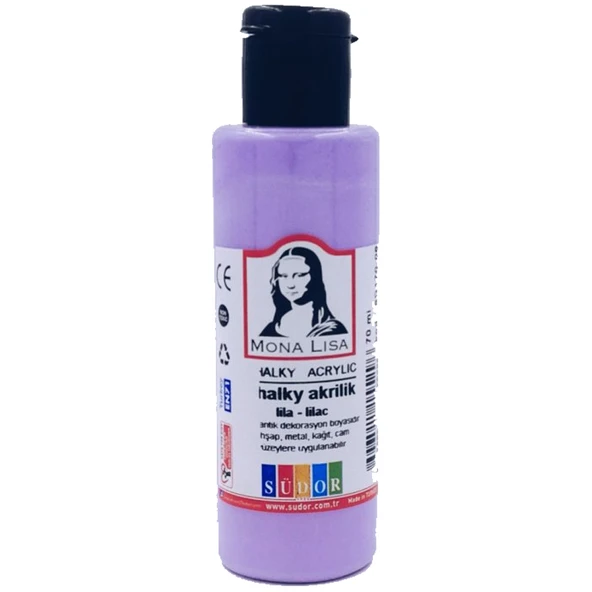 Monalisa Akrilik Boya Chalky 70 ML Lila SD170-06  (12 adet) ürün görseli 1