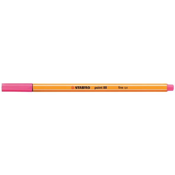 Stabilo Keçe Uçlu İnce Kalem ( 10 adet) 88 Point 0.4 MM Açık Pembe 88/17 ürün görseli 1