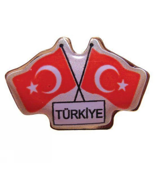 Vatan Rozet İkili Bayraklı Türkiye VT628 (30 adet) ürün görseli 1