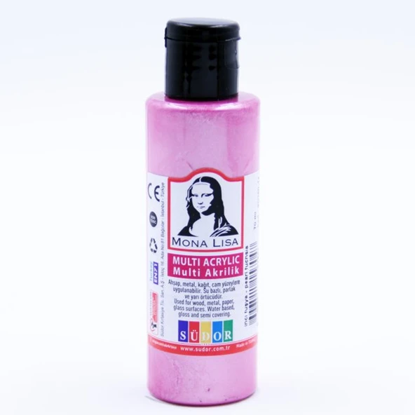 Monalisa Multi Akrilik 70 ML İnci Fuşya(12 Li Paket) ürün görseli 1