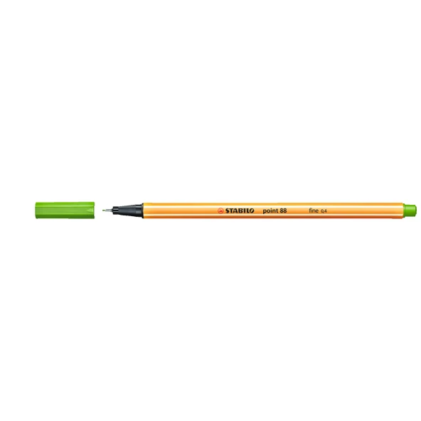 Stabilo Keçe Uçlu İnce Kalem ( 10 adet) 88 Point 0.4 MM Yaprak Yeşili 88/43 ürün görseli 1