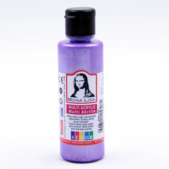 Monalisa Multi Akrilik 70 ML İnci Lila SD160-16-12-LI-PKT ürün görseli 1
