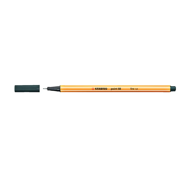 Stabilo Keçe Uçlu İnce Kalem  ( 10 adet) 88 Point 0.4 MM Zeytin Yeşili 88/63 ürün görseli 1