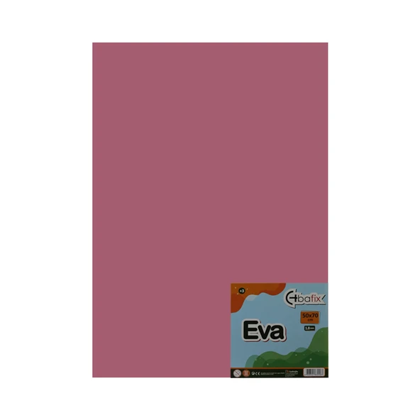 Bafix Eva Düz Renk 2.0 MM 50x70 Pembe (10 adet) ürün görseli 1