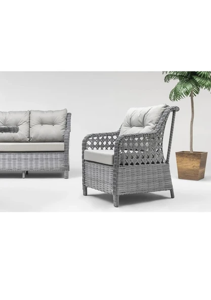 Flexy 316 Rattan Orkide 3lü Takım - Resim 2