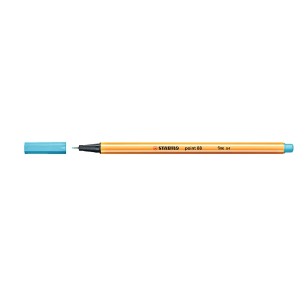 Stabilo Keçe Uçlu İnce Kalem ( 10 adet) 88 Point 0.4 MM Uçuk Mavi 88/57 ürün görseli 1