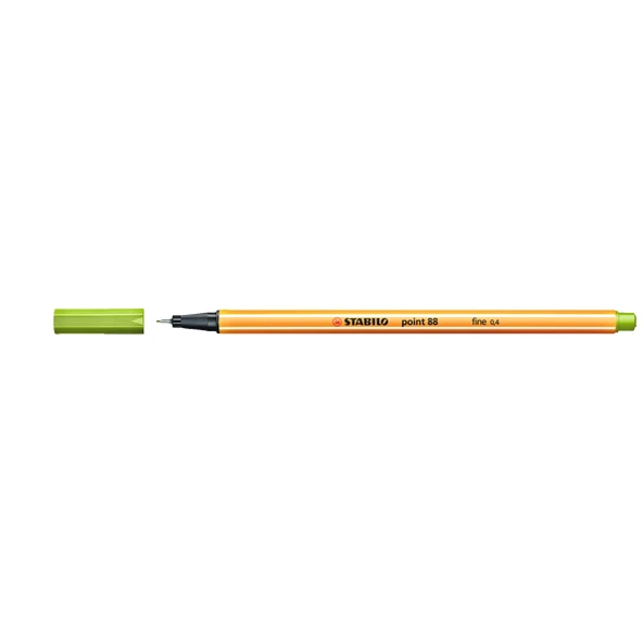 Stabilo Keçe Uçlu İnce Kalem ( 10 adet) 88 Point 0.4 MM Elma Yeşii 88/33 ürün görseli 1