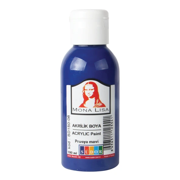 Monalisa Akrilik Boya 70 ML Prusya Mavi SD150-06 ( 12 Lİ ) ürün görseli 1