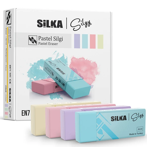 Silka Öğrenci Silgisi Pastel ( 20 Lİ )Art.4 ürün görseli 1