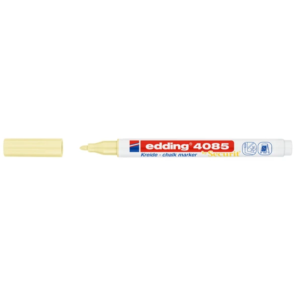 Edding Cam Kalemi Pastel Sarı E-4085 (10 adet) - Resim 2