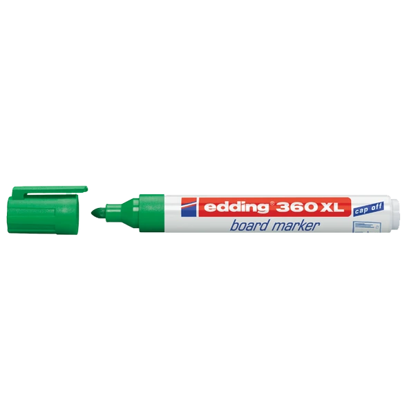 Edding Tahta Kalemi Yuvarlak Uçlu Yeşil 360 XL (10 adet) ürün görseli 1