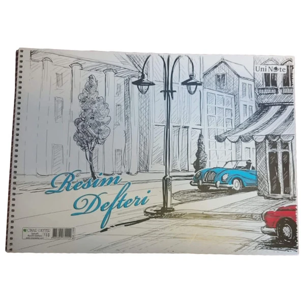 Çınar Resim Defteri Spiralli Krt Kpk 15 YP 24x34 33000-12-LI-PKT ürün görseli 1