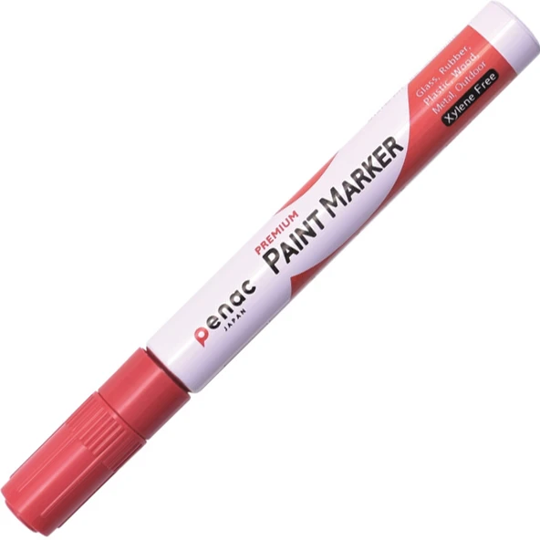 Penac Markör Paint Kırmızı (12 li paket) ürün görseli 1