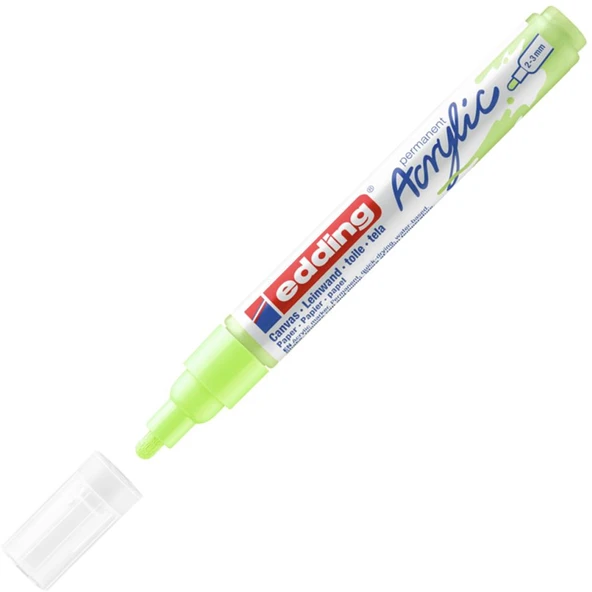 Edding Markör Akrilik Orta Uçlu Pastel Yeşil 917-10-LI-PKT ürün görseli 1