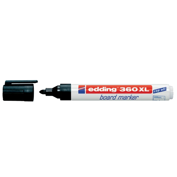 Edding Tahta Kalemi Yuvarlak Uçlu Siyah 360 XL (10 adet) ürün görseli 1