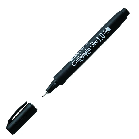 Artline Supreme Calligraphy Pen 1.0 Black--12 Lİ ürün görseli 1