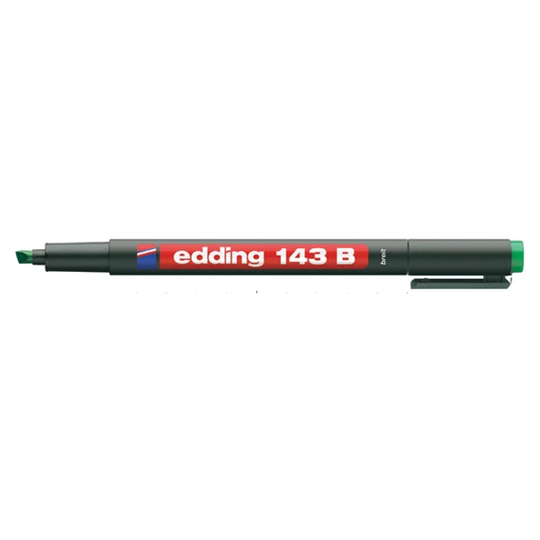 Edding Asetat Kalemi  (10 adet)Permanent B Seri 1-3 MM Yeşil 143 B ürün görseli 1