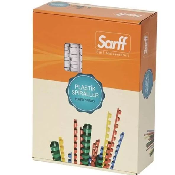 Sarff Spiral Plastik 270 SY 28 MM Beyaz (50 li)15202066 ürün görseli 1