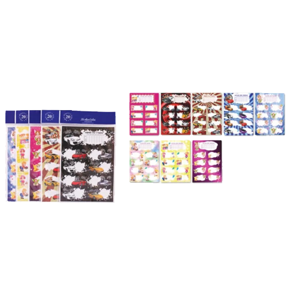 Keskin Color Okul Etiketi Ders Programlı 3 LÜ 220130-99 ürün görseli 1