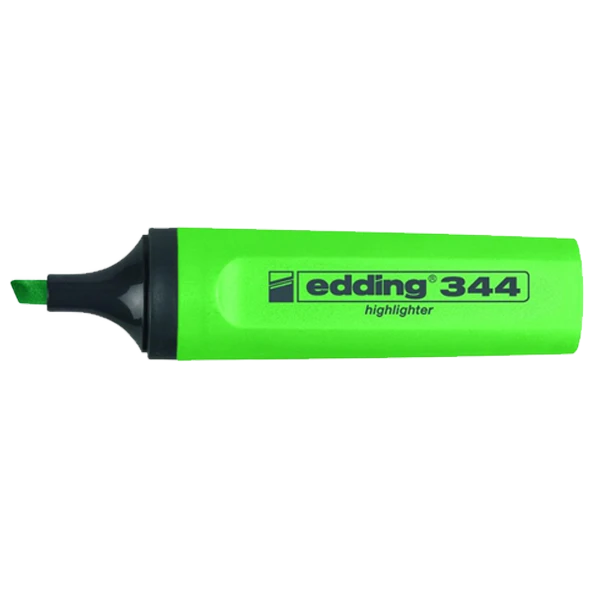 Edding Fosforlu Kalem Yeşil 344 (10 adet) ürün görseli 1