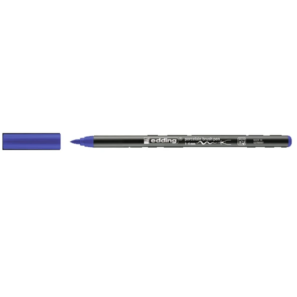 Edding Porselen Kalemi (10 adet)Fırça Uçlu 1 MM- 4 MM Mavi 4200 ürün görseli 1