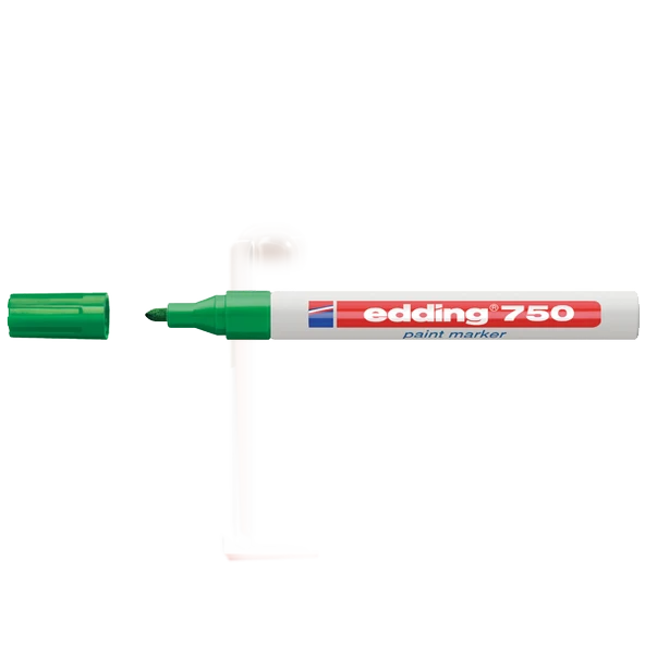 Edding Markör Boya Dekor Yuvarlak Uçlu 2-4 MM Yeşil  (10 adet)750 ürün görseli 1