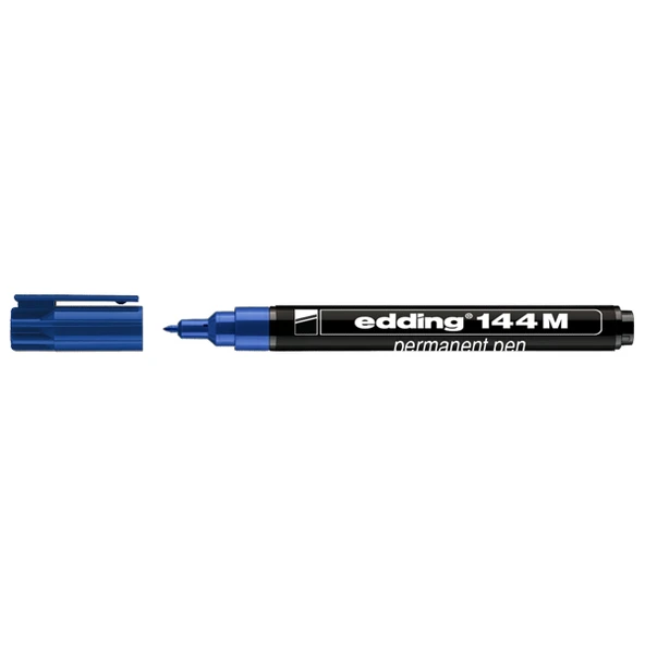 Edding Asetat Kalemi Permanent Mavi 144M (10 lu) ürün görseli 1