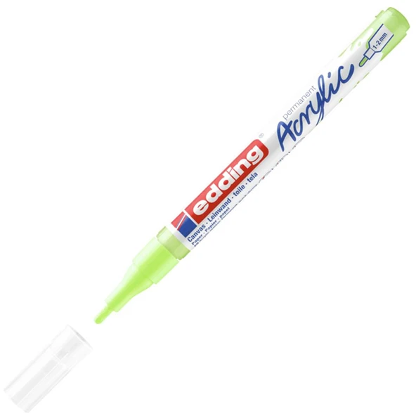Edding Markör Akrilik İnce Uçlu Pastel Yeşil 917-10-LI-PKT ürün görseli 1