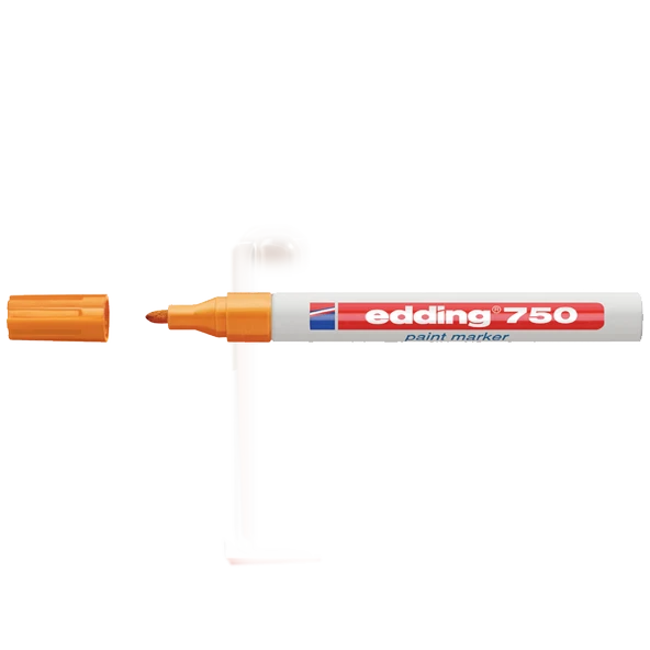 Edding Markör Boya Dekor Yuvarlak Uçlu 2-4 MM Turuncu  (10 adet)750 ürün görseli 1