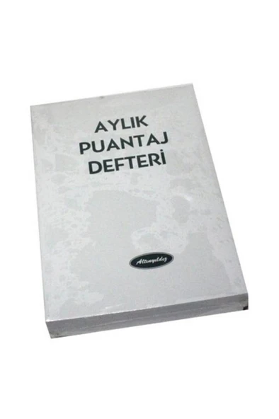 Altınyıldız Aylık Puantaj Defteri Büyük-12Lİ ürün görseli 1