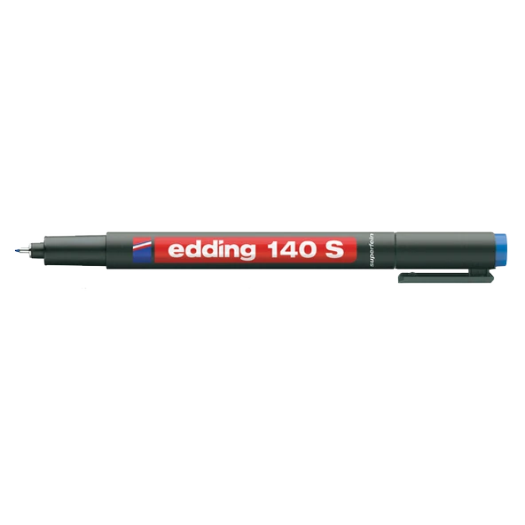 Edding Asetat Kalemi (10 adet)Permanent S Seri 0.3 MM Mavi 140 S ürün görseli 1