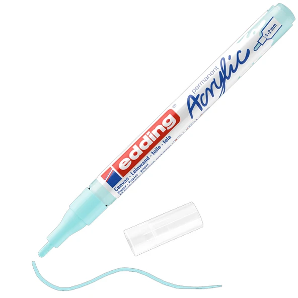 Edding Markör Akrilik İnce Uçlu Pastel Mavi 916-10-LI-PKT ürün görseli 1