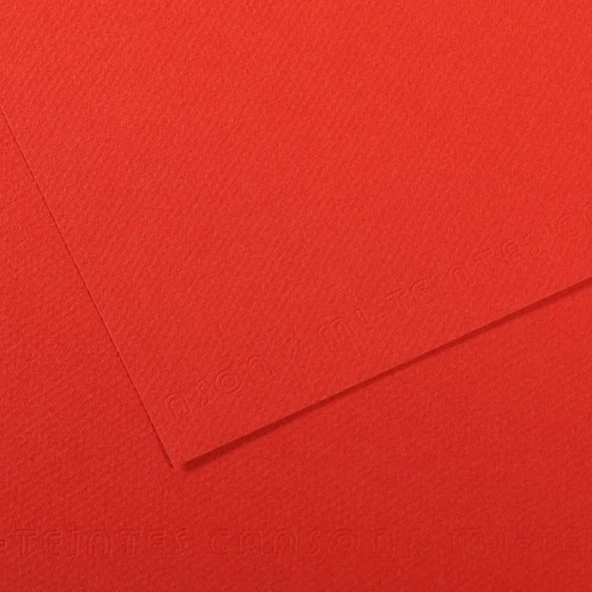 Canson Fon Kartonu (Dokulu) Mı-Teıntes Sh Canmt 50x65 160 Gr Red 506-10-LI-PKT ürün görseli 1