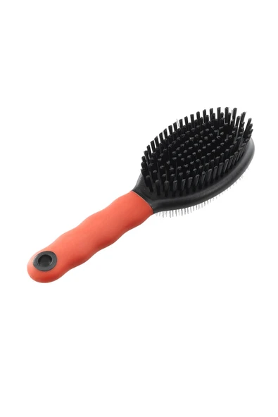 Pribor Çift Taraflı Kedi Köpek Tarama Fırçası 22 cm ürün görseli 1