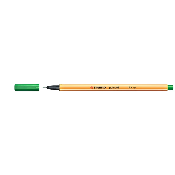 Stabilo Keçe Uçlu İnce Kalem 88 Point 0.4 MM Yeşil (10 adet)88/36 ürün görseli 1