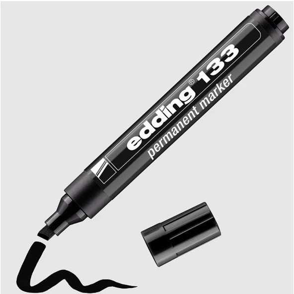 Eddıng 133 Permanent Markör (10 lu sadece Siyah) ürün görseli 1