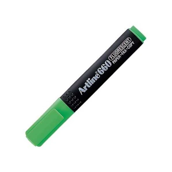Artline Fosforlu Kalem Kesik Uç 1,0-4,0 MM Pastel Yeşil (12 adet) 660 ürün görseli 1