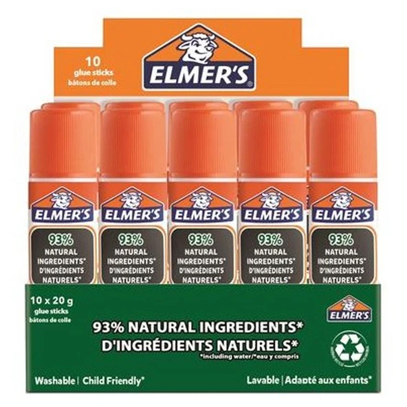 Elmers Stick Yapıştırıcı S Okul Tipi 20 Gr (10 lu paket) ürün görseli 1