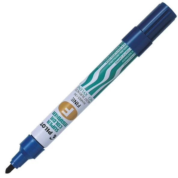 Pilot Permanent Marker Yuvarlak Mavi ürün görseli 1
