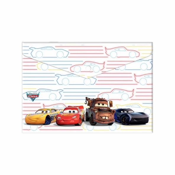 Keskin Color Çıtçıtlı Dosya Plastik Cars A4 120770-33--10 LU ürün görseli 1