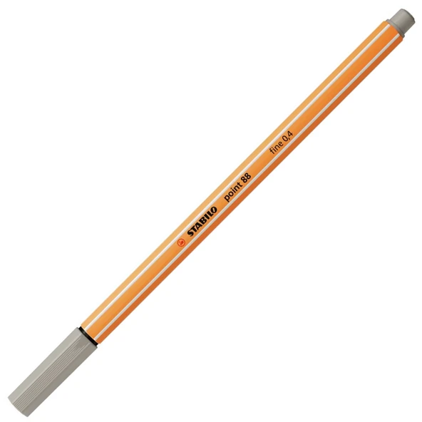 Stabilo Keçe Uçlu İnce Kalem 88 Point 0.4 MM Sıcak Gri 88/93 ürün görseli 1