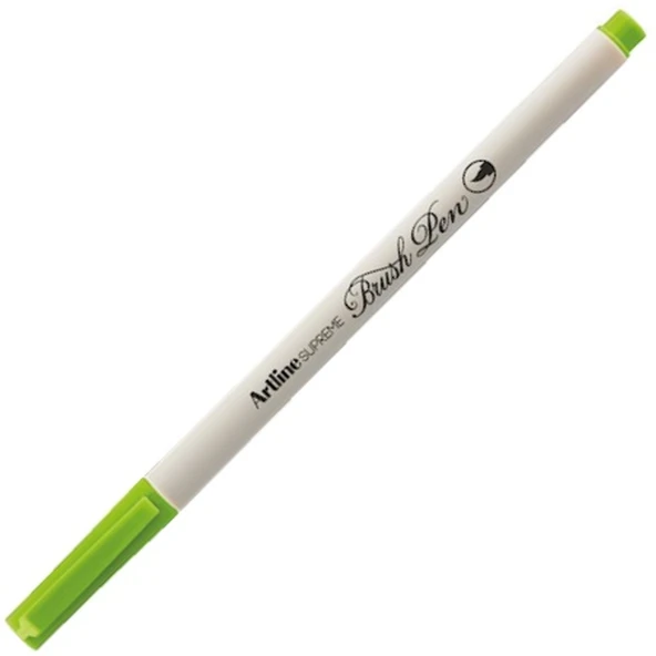 Artline Supreme Brush Uçlu Kalem Fıstık Yeşili (12 li paket)  LV-A-EPFS-F Y.GREEN ürün görseli 1