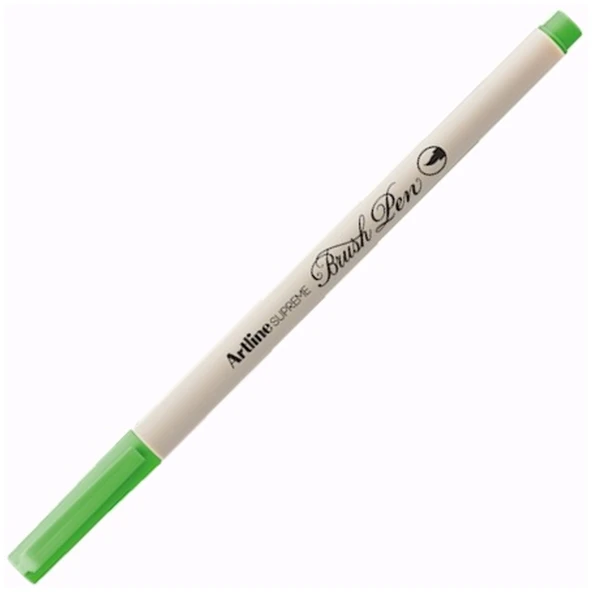 Artline Supreme Brush Uçlu Kalem Fosforlu Yeşil (12 li paket) LV-A-EPFS-F FLO GREEN ürün görseli 1