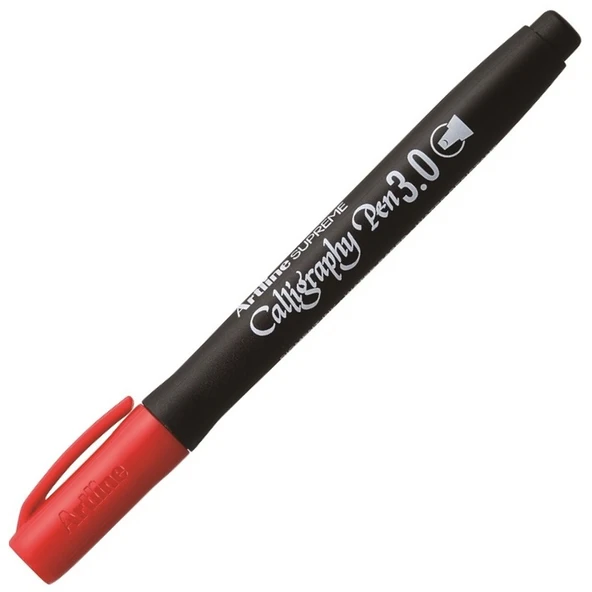 Artline Supreme Calli Pen 3.0 Kalig Klm Uç:3,0 Kırmızı ürün görseli 1