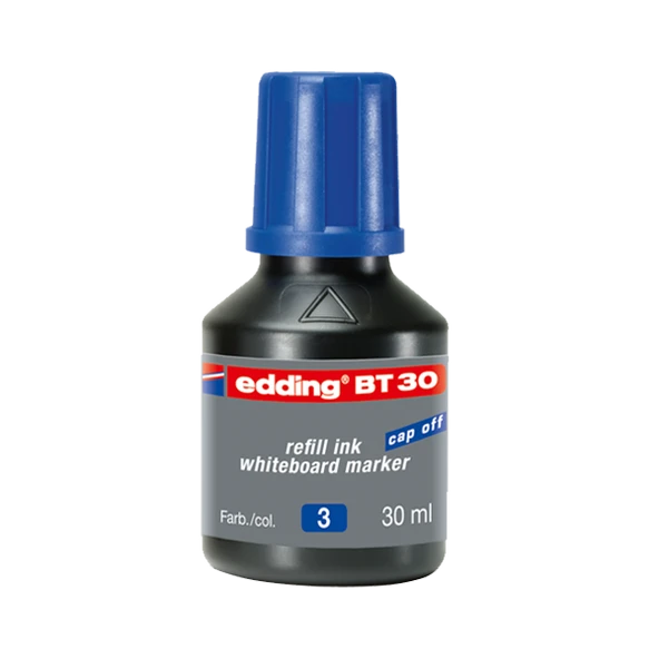 Edding Tahta Kalem Mürekkebi Damlalıklı 30 ML Mavi BT30--10 LU ürün görseli 1