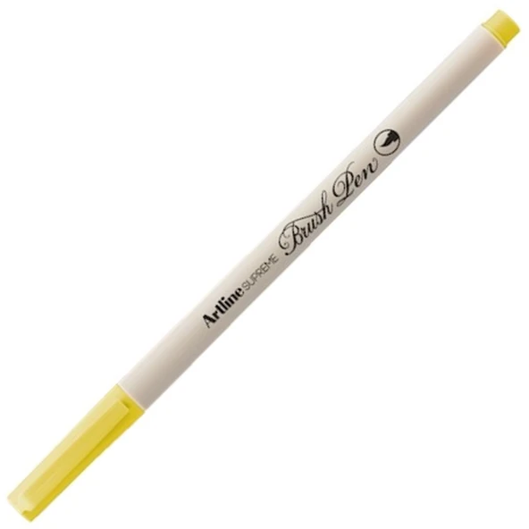 Artline Supreme Brush Uçlu Kalem Fosforlu Sarı (12 li paket) LV-A-EPFS-F FLO YELLOW ürün görseli 1